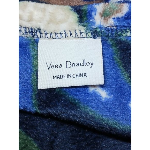 Vera Bradley Bedding Vera Bradley Plush King Throw Blanket Java